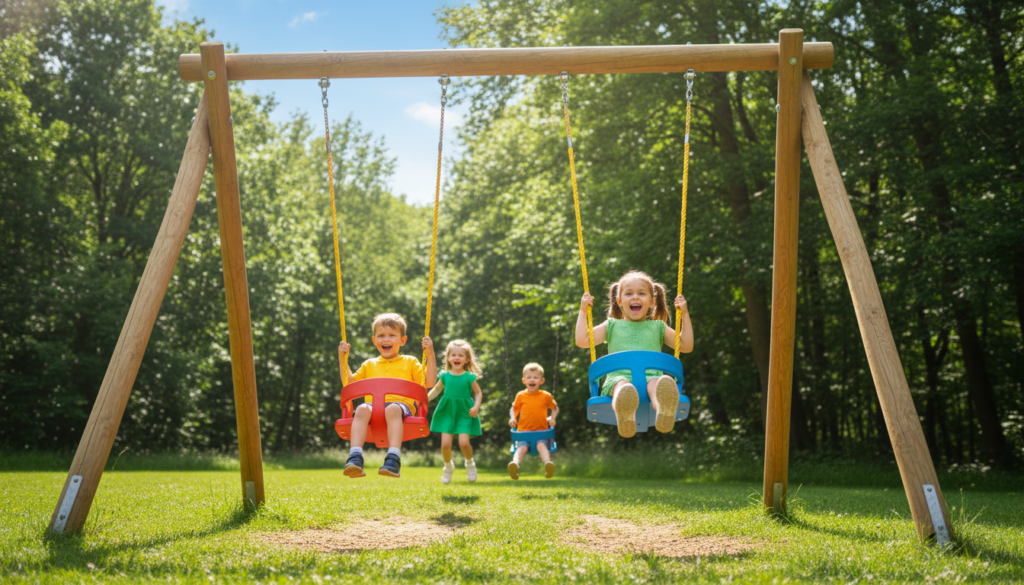 drvene ljuljaske za decu