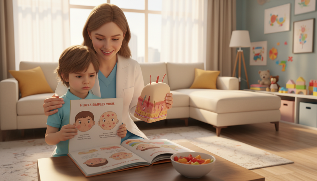 herpes kod dece