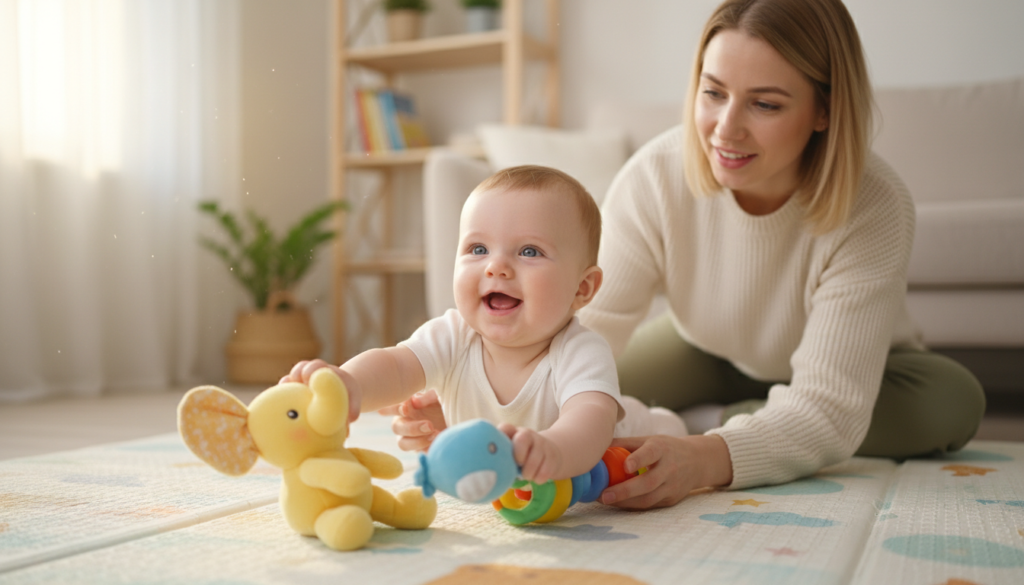 razvoj motorike kod bebe