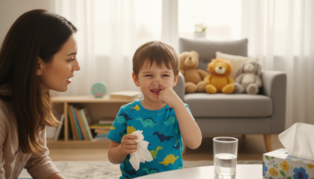 slajm u nosu kod dece